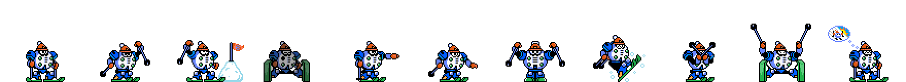 Blizzard Man | Base Sprite Right