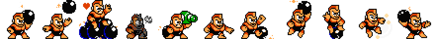 Bomb Man | Base Sprite Right