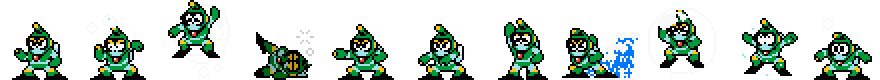 Bubble Man | Base Sprite Left