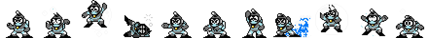 Bubble Man (Weapon Alt) | Base Sprite Left