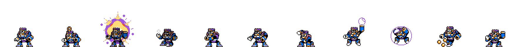 Burst Man | Base Sprite Left