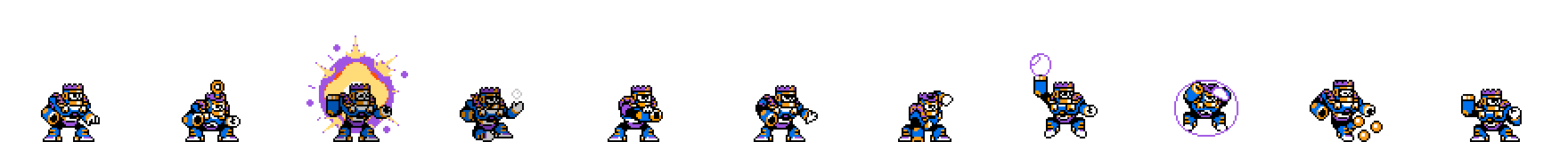 Burst Man | Base Sprite Right