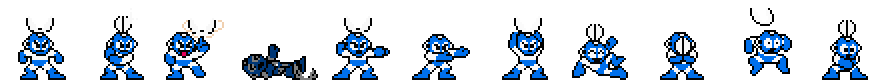 Cut Man (Blue Alt) | Base Sprite Right