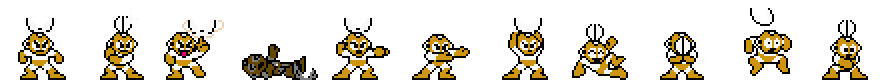Cut Man (Yellow Alt) | Base Sprite Right