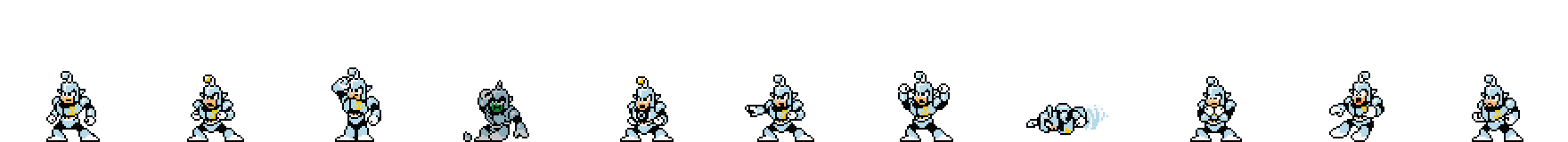 Dive Man (Platinum Alt) | Base Sprite Left