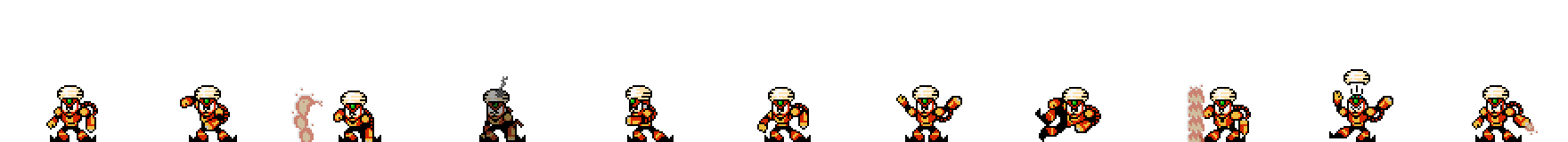 Flame Man | Base Sprite Left