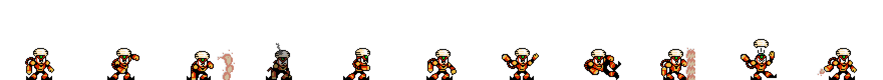 Flame Man | Base Sprite Right