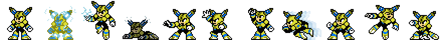 Fuse Man | Base Sprite Left