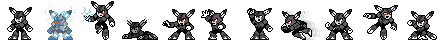 Fuse Man (Darkness Alt) | Base Sprite Left