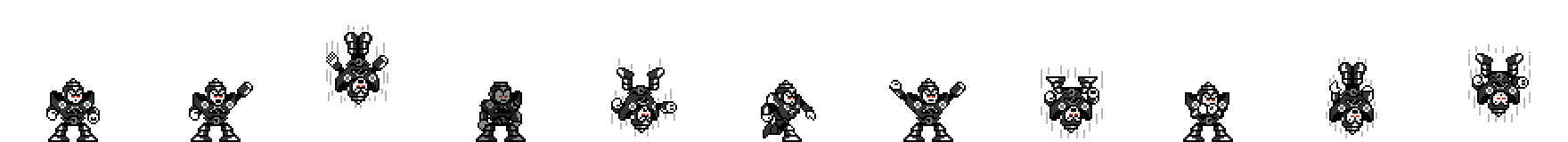 Gravity Man (Darkness Alt) | Base Sprite Right