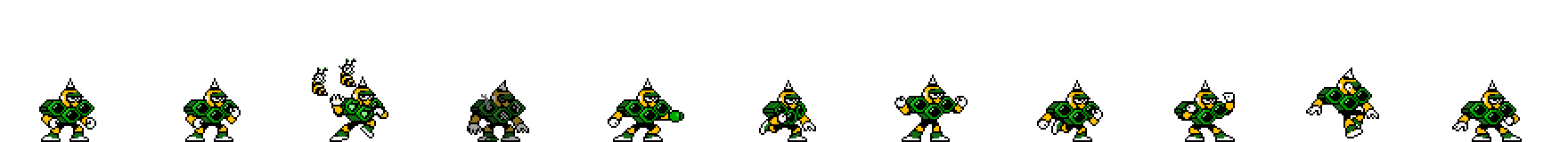 Hornet Man (Emerald Alt) | Base Sprite Right