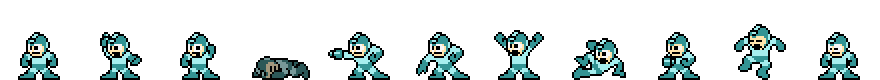 Mega Man (Freeze Core) | Base Sprite Left