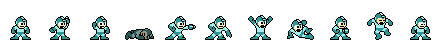Mega Man (Freeze Core) | Base Sprite Right