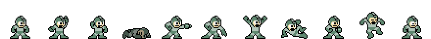 Mega Man (Shield Core) | Base Sprite Right