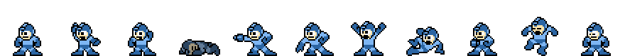 Mega Man (Water Core) | Base Sprite Left