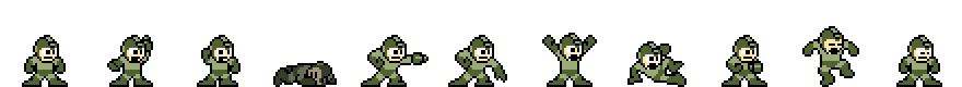 Mega Man (Wind Core) | Base Sprite Right