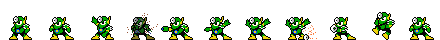 Metal Man (Green Alt) | Base Sprite Left