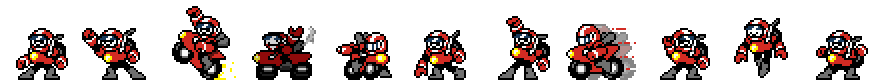 Nitro Man | Base Sprite Left