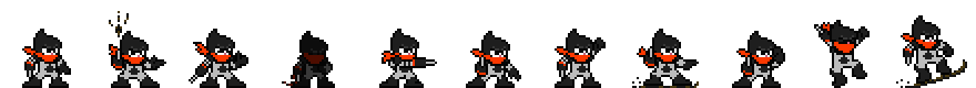 Oil Man (Black Alt) | Base Sprite Right