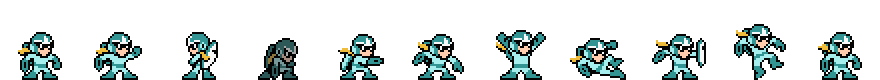 Proto Man (Freeze Core) | Base Sprite Right