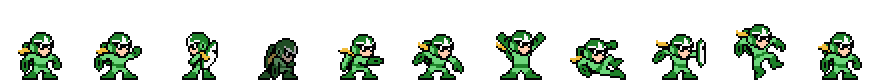 Proto Man (Nature Core) | Base Sprite Right