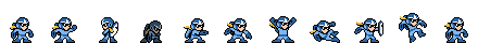 Proto Man (Water Core) | Base Sprite Right