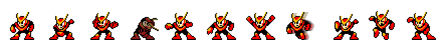 Quick Man | Base Sprite Left