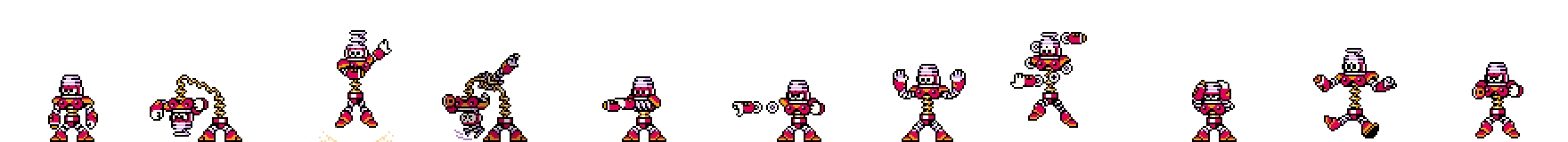 Spring Man | Base Sprite Left