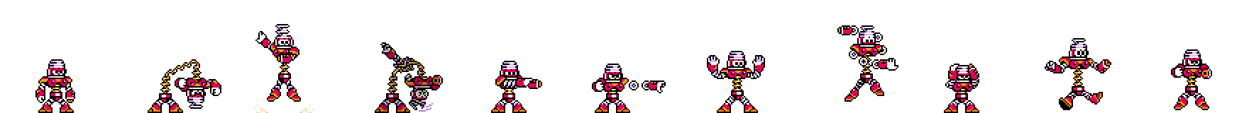 Spring Man | Base Sprite Right