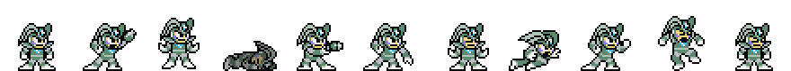 Bass (Shield Core) | Base Sprite Right