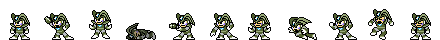 Bass (Wind Core) | Base Sprite Left