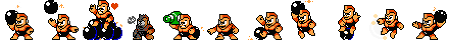 Bomb Man | Base Sprite Left