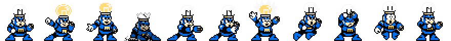 Bright Man (Flash Man Alt) | Base Sprite Right