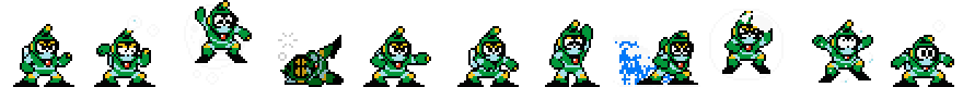 Bubble Man | Base Sprite Right