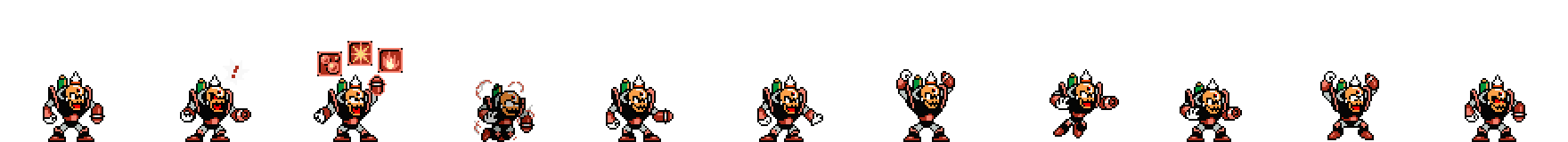 Doc Robot (Flame Core) | Base Sprite Right