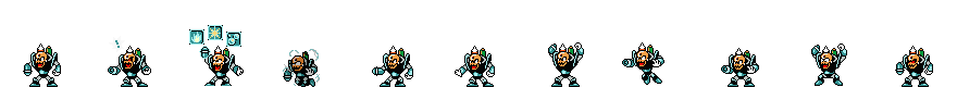Doc Robot (Freeze Core) | Base Sprite Left
