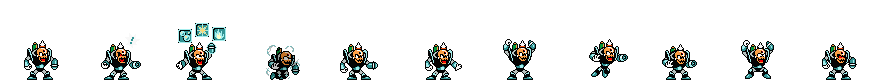 Doc Robot (Freeze Core) | Base Sprite Right