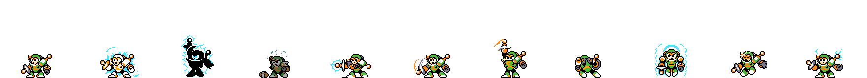 Dynamo Man | Base Sprite Left