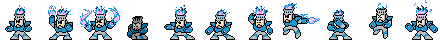 Fire Man (Blue Alt) | Base Sprite Left