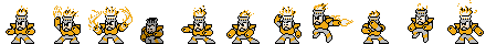 Fire Man (Yellow Alt) | Base Sprite Left