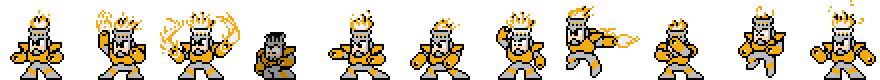 Fire Man (Yellow Alt) | Base Sprite Left