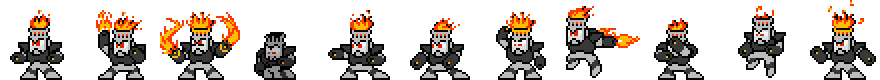Fire Man (Darkness Alt) | Base Sprite Left