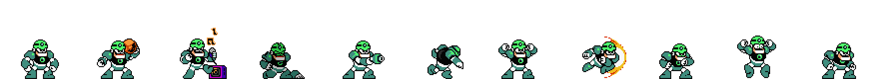 Guts Man (Wood Guts Alt) | Base Sprite Right
