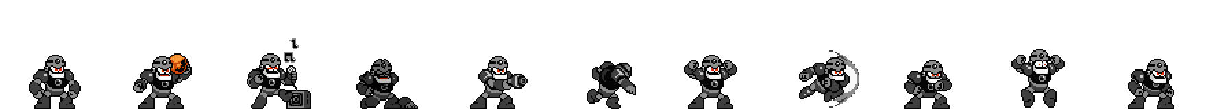 Guts Man (Darkness Alt) | Base Sprite Right