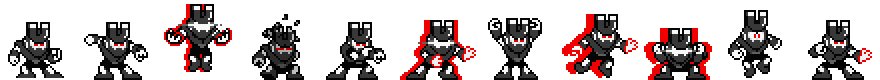 Magnet Man (Darkness Alt) | Base Sprite Right