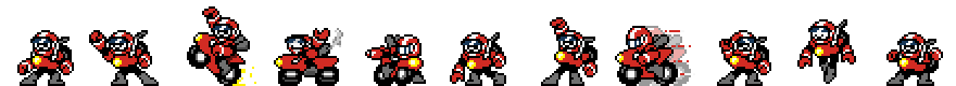 Nitro Man | Base Sprite Left