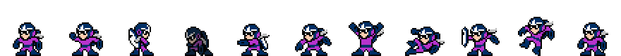 Proto Man DS | Base Sprite Left