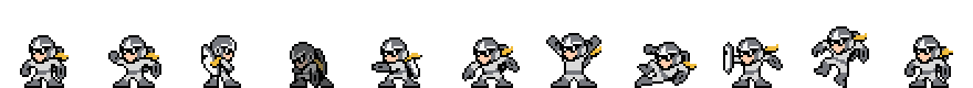Proto Man (Cutter Core) | Base Sprite Left
