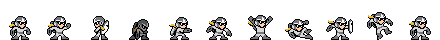 Proto Man (Cutter Core) | Base Sprite Right