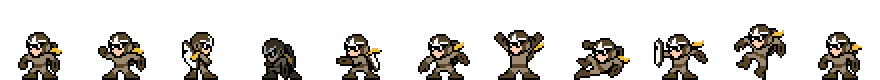 Proto Man (Earth Core) | Base Sprite Left
